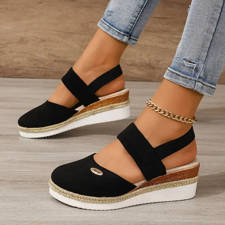 Bequeme Damen Plateau-Sandalen