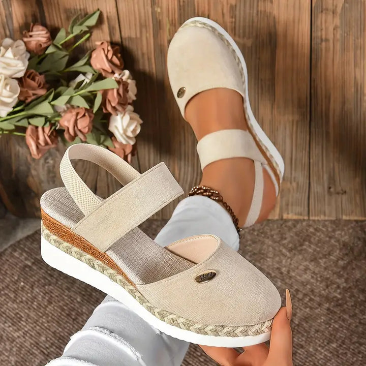 Bequeme Damen Plateau-Sandalen
