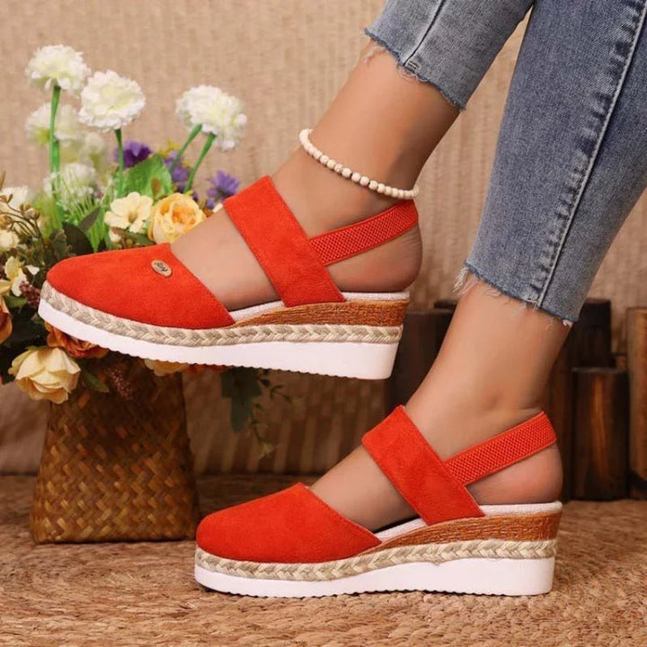 Bequeme Damen Plateau-Sandalen