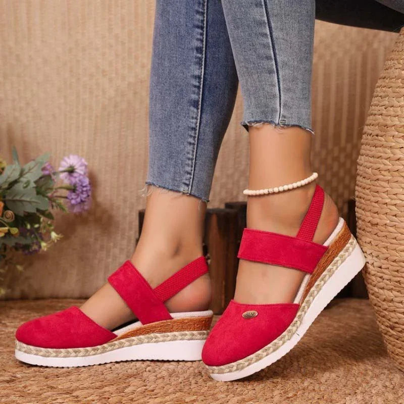 Bequeme Damen Plateau-Sandalen