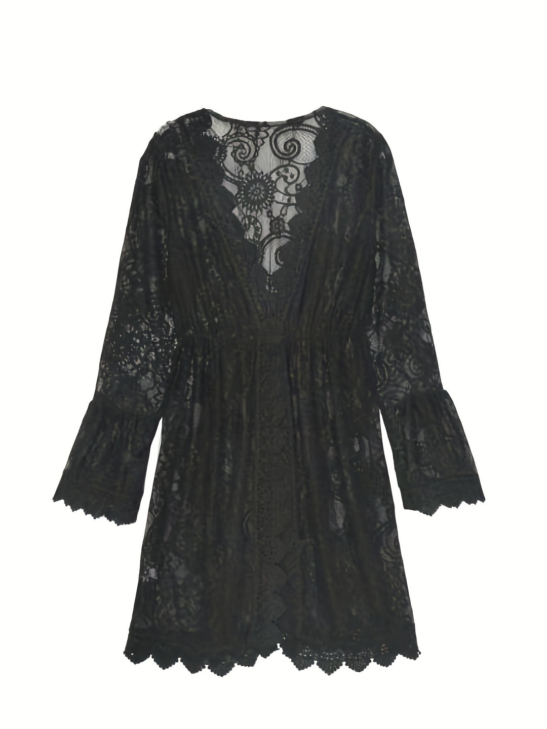 Modisches Damen Sommerkleid mit Kontrastdetails