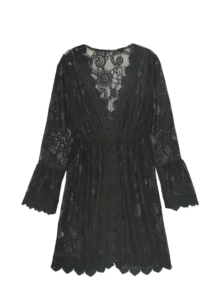 Modisches Damen Sommerkleid mit Kontrastdetails