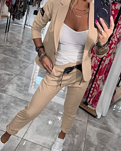 Elegantes Damen Blazer-Set zweiteilig