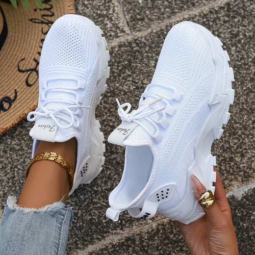 Atmungsaktive Bequeme Damen Strick-Sneaker