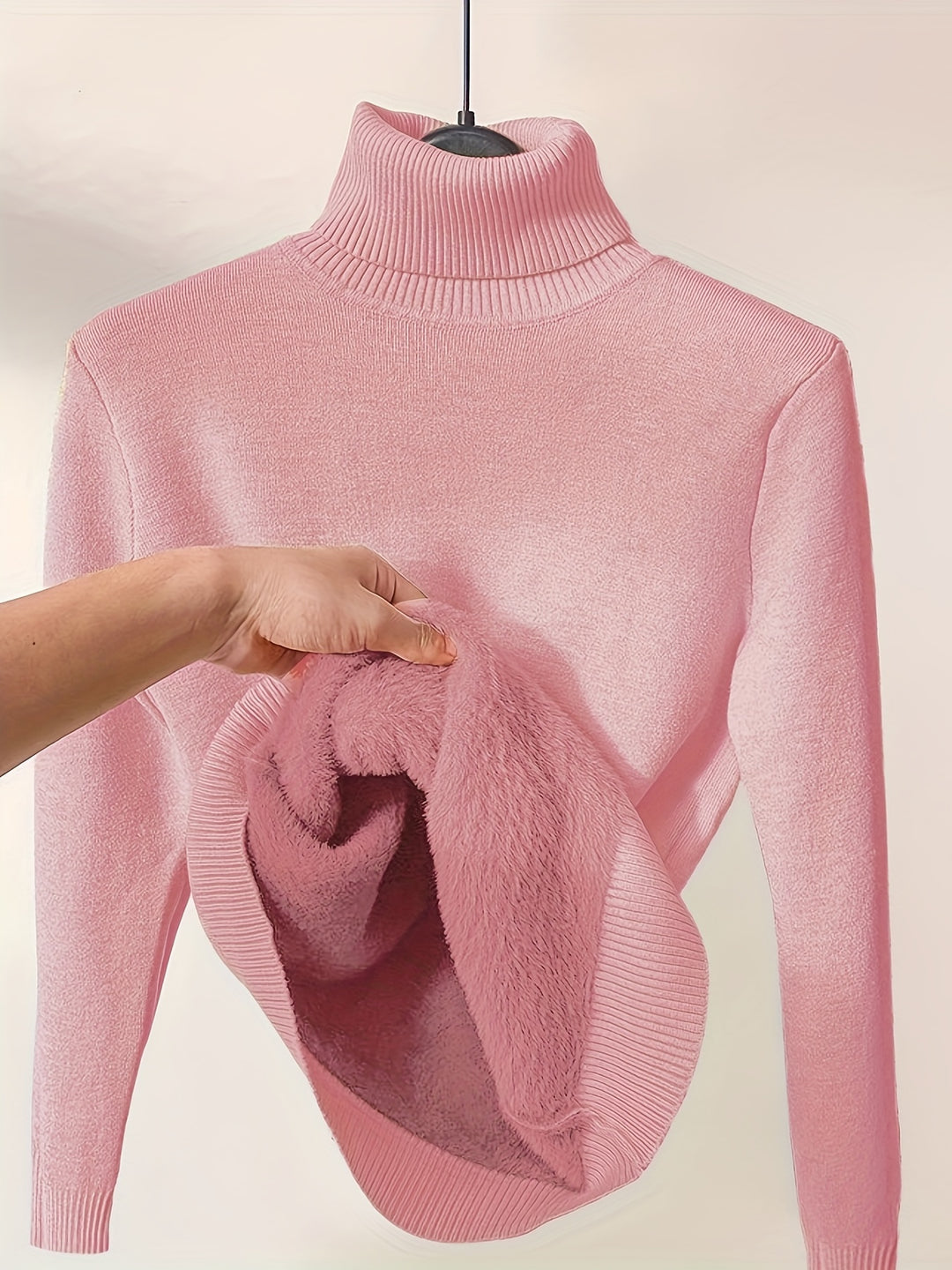 Warmer Lässiger Damen Rollkragenpullover
