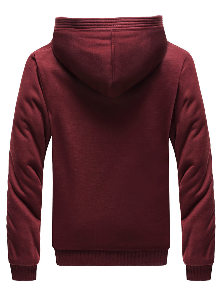 Warme Fleece Damen Zip-Hoodie Jacke