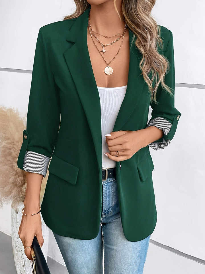 Mia Eleganter Damen Blazer mit langen Ärmeln