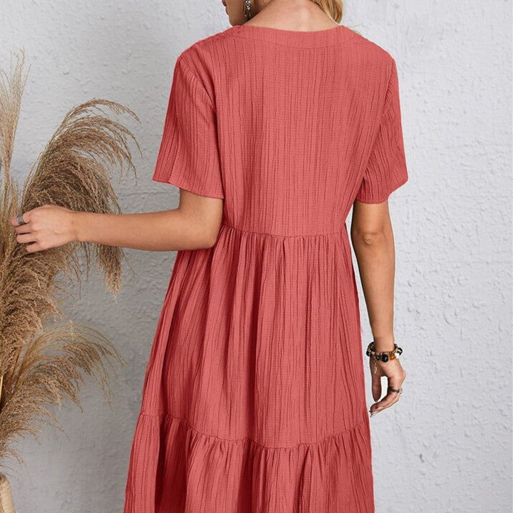 Elegantes Bequemes Damen Kleid