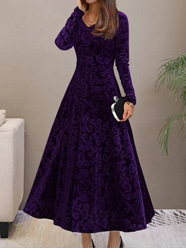 Elegantes Damen Langarmkleid