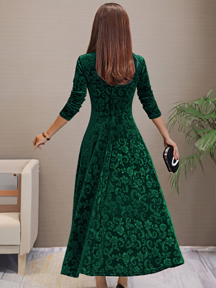 Elegantes Damen Langarmkleid
