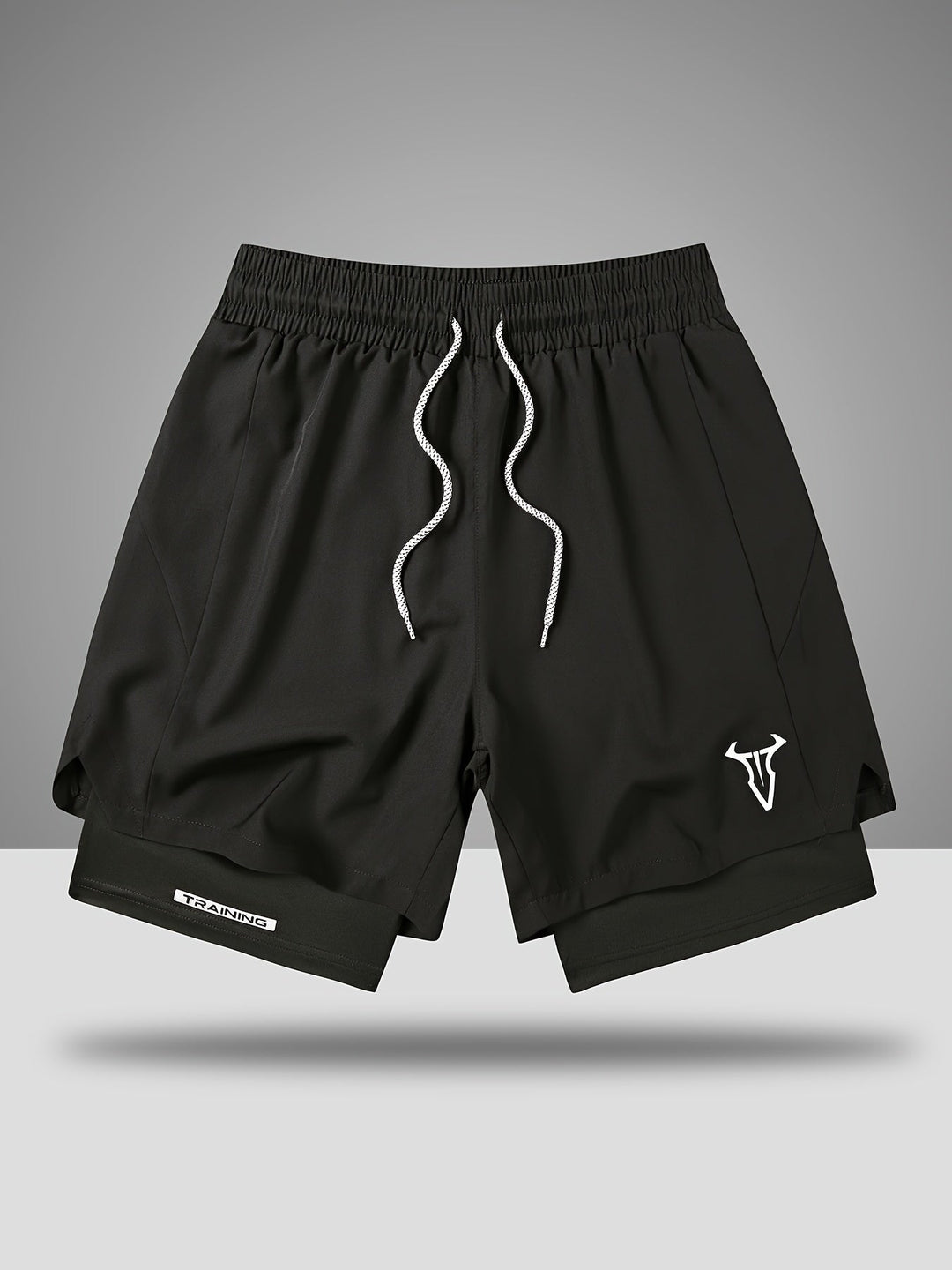 Fabian Sportliche Herren Shorts mit geometrischem Muster