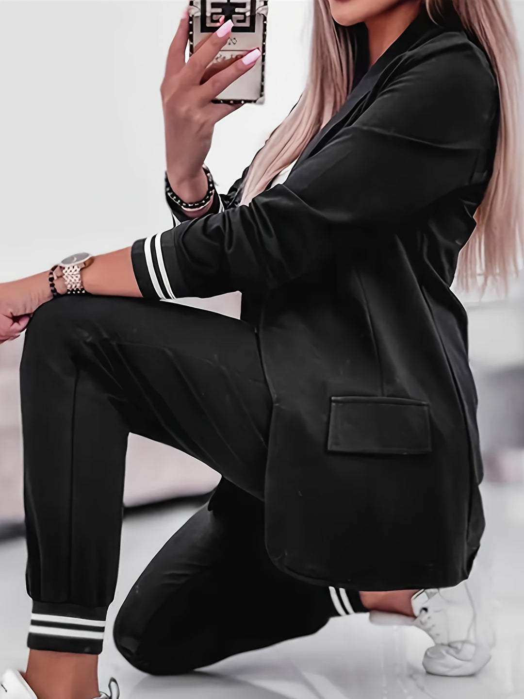 Modisches Lässiges Damen Outfit