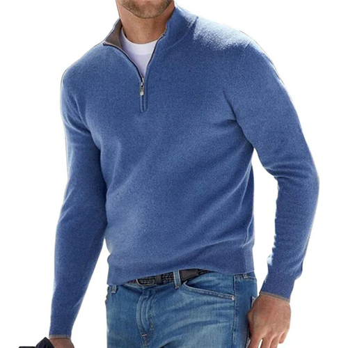 Modischer Sportlicher Herren Reißverschluss-Pullover
