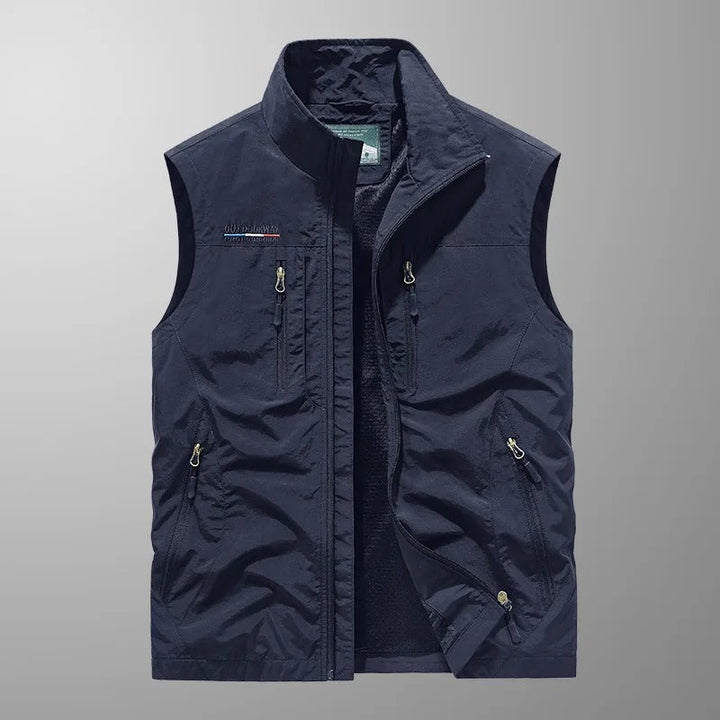 Vincent Atmungsaktiv Herren Outdoor-Funktionsweste