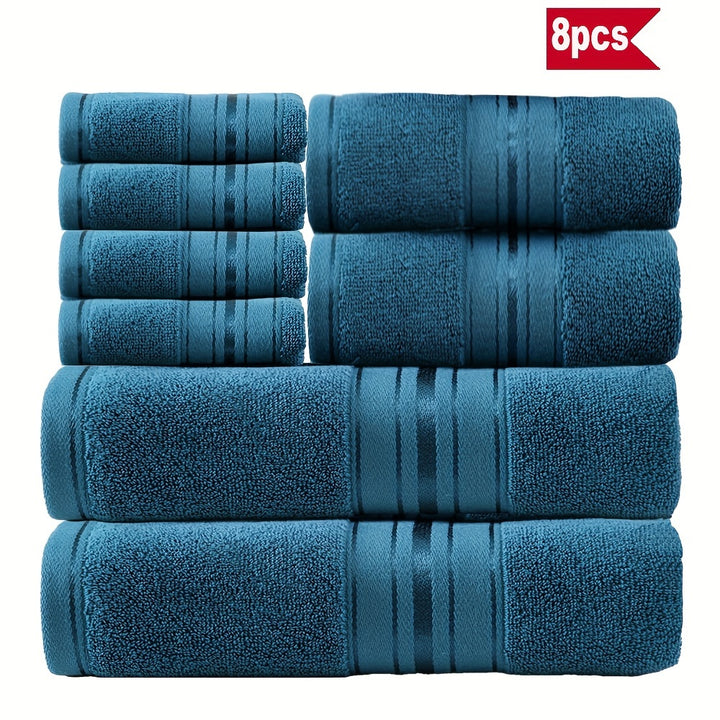 Weiche Damen Badetuch-Set 8-teilig