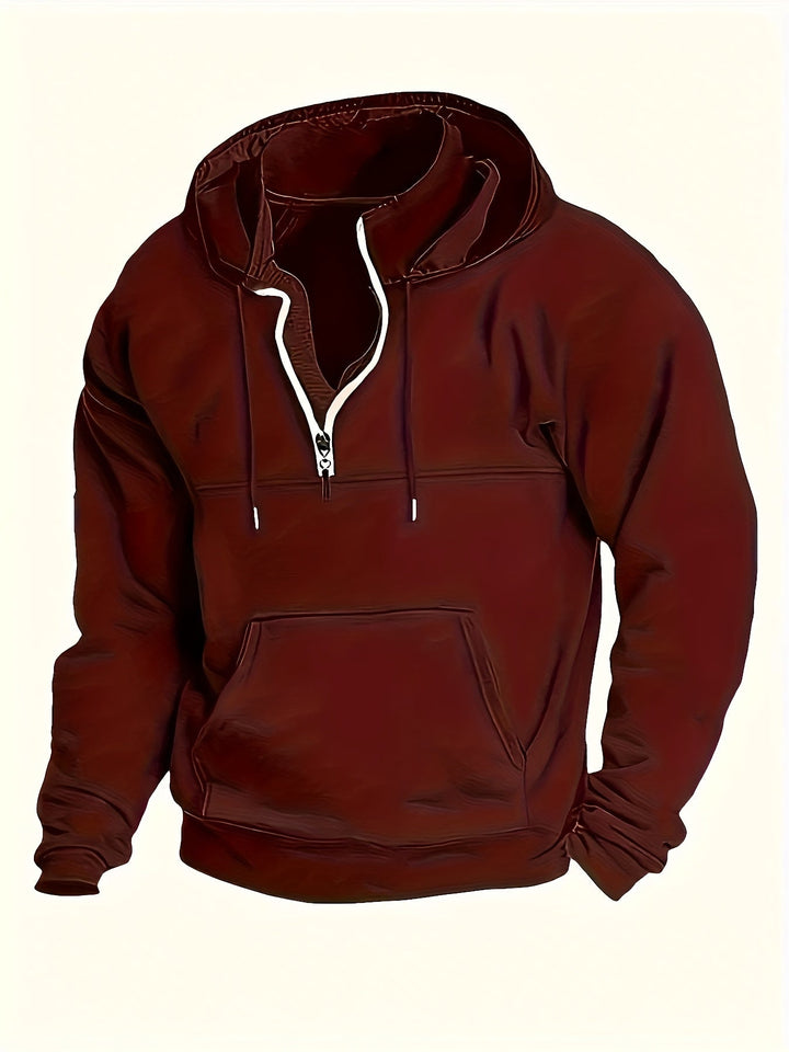 Tommie Sportliches Herren Zip-Sweatshirt