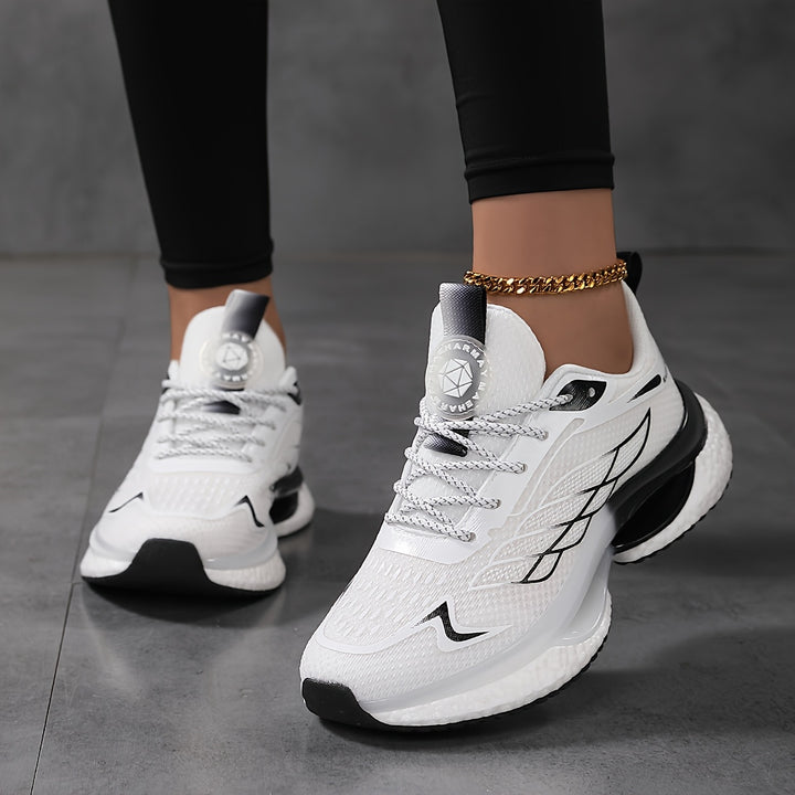 Leichte Atmungsaktive Damen Sneaker mit Rutschfester Sohle