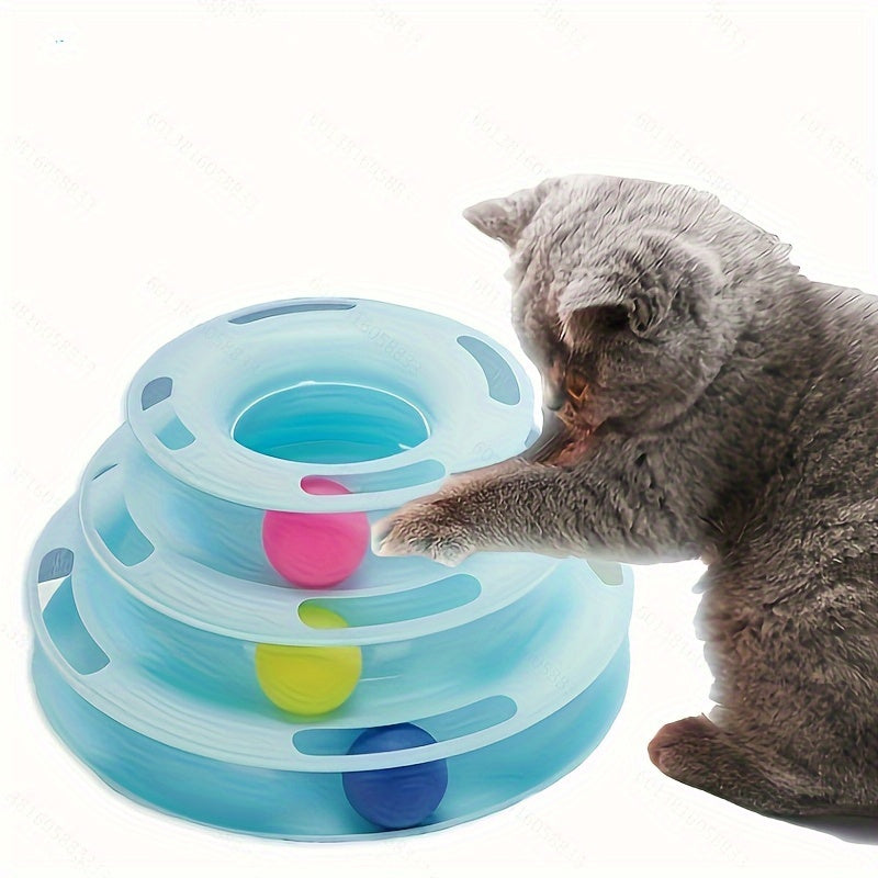 Interaktiver Damen Katzenspielzeug-Turm