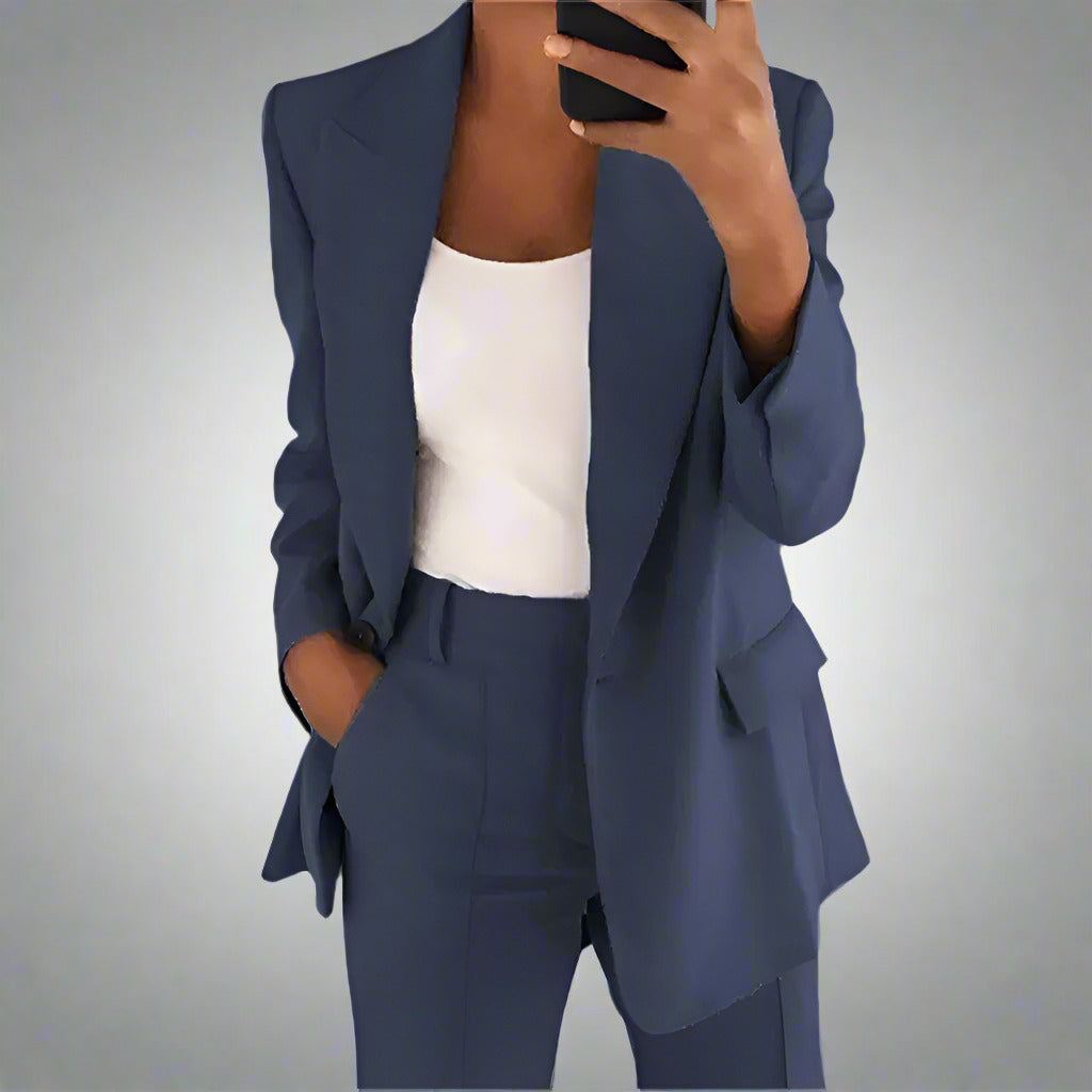 Schickes Damen Blazer &amp; Hosen-Set