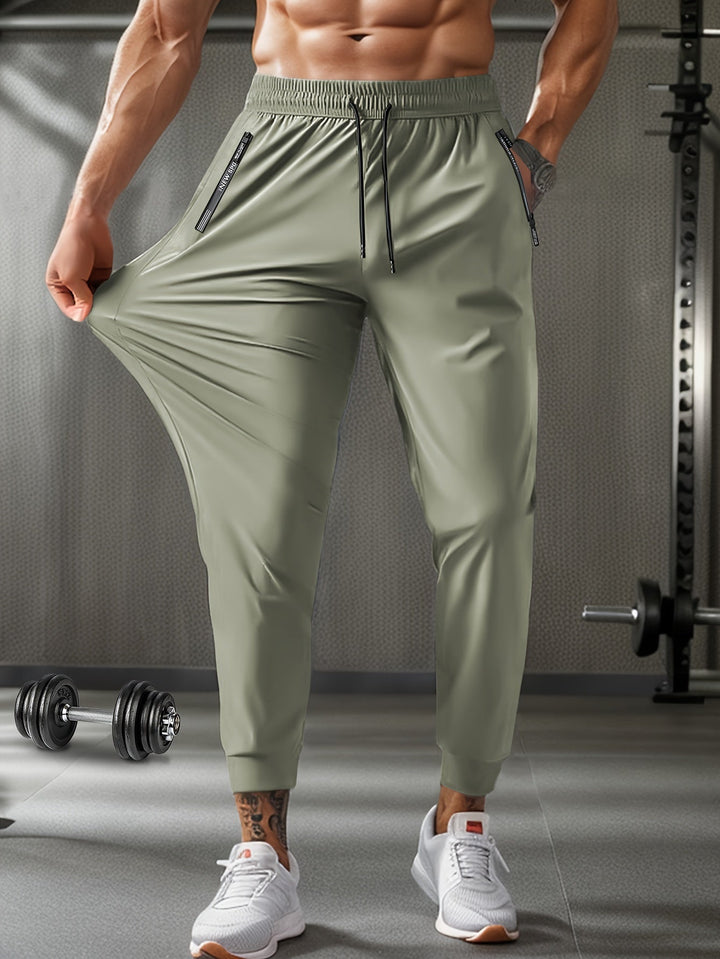 Lässige Herren Jogginghose mit Reißverschlusstaschen