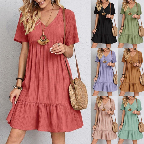 Elegantes Bequemes Damen Kleid
