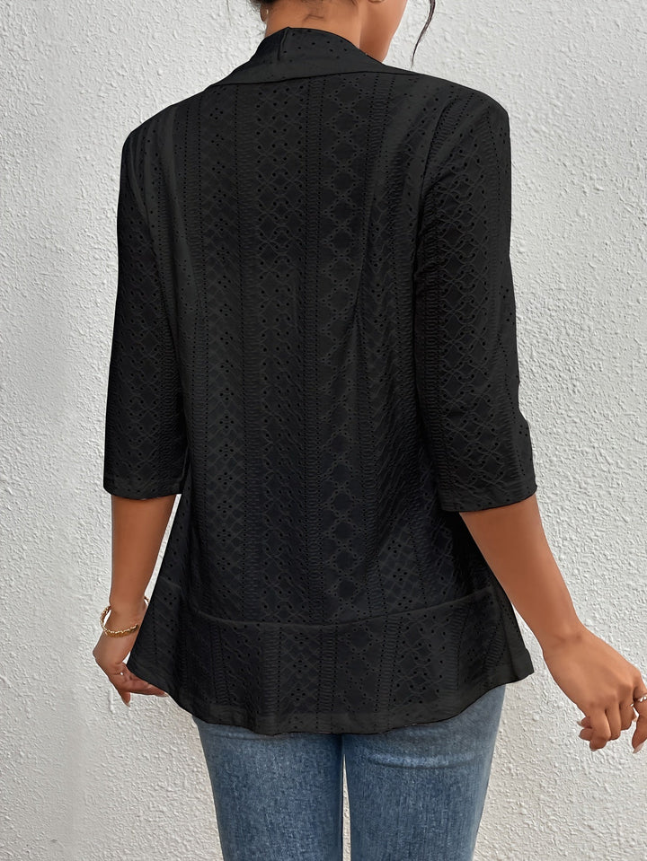 Elegant Offene Damen Strickjacke