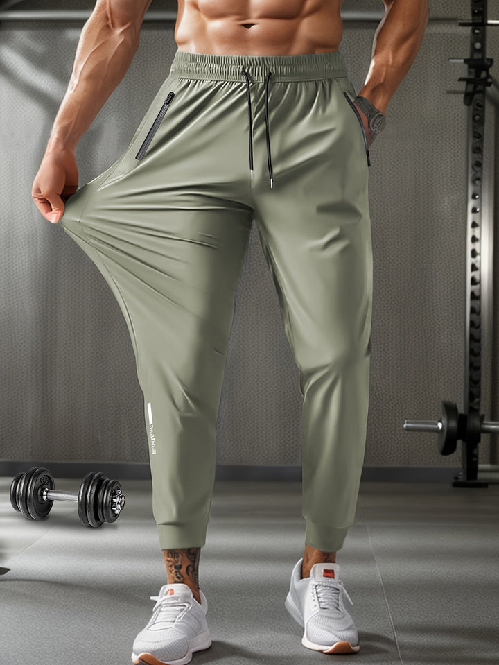 Lässige Herren Jogginghose mit Reißverschlusstaschen