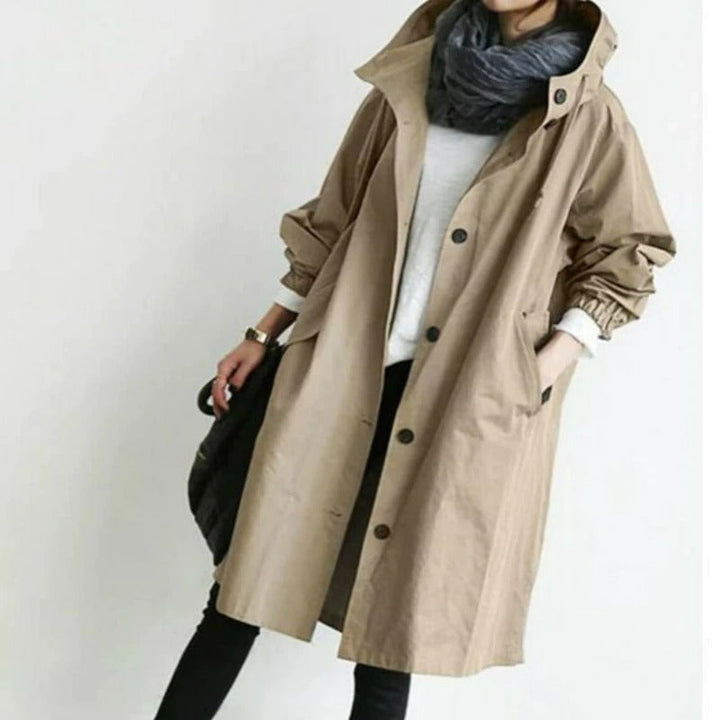 Eleni Wasserabweisender Klassischer Damen Trenchcoat