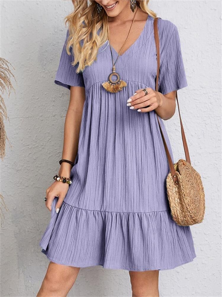 Elegantes Bequemes Damen Kleid