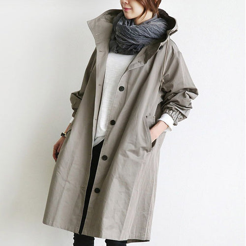 Eleni Wasserabweisender Klassischer Damen Trenchcoat