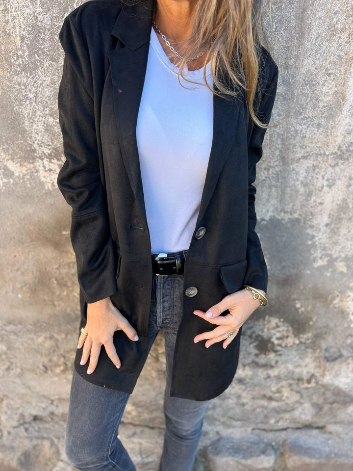 Matilda Zeitloser Damen Kunstwildleder-Mantel