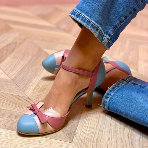 Elegante Damen Absatz-Sandalen