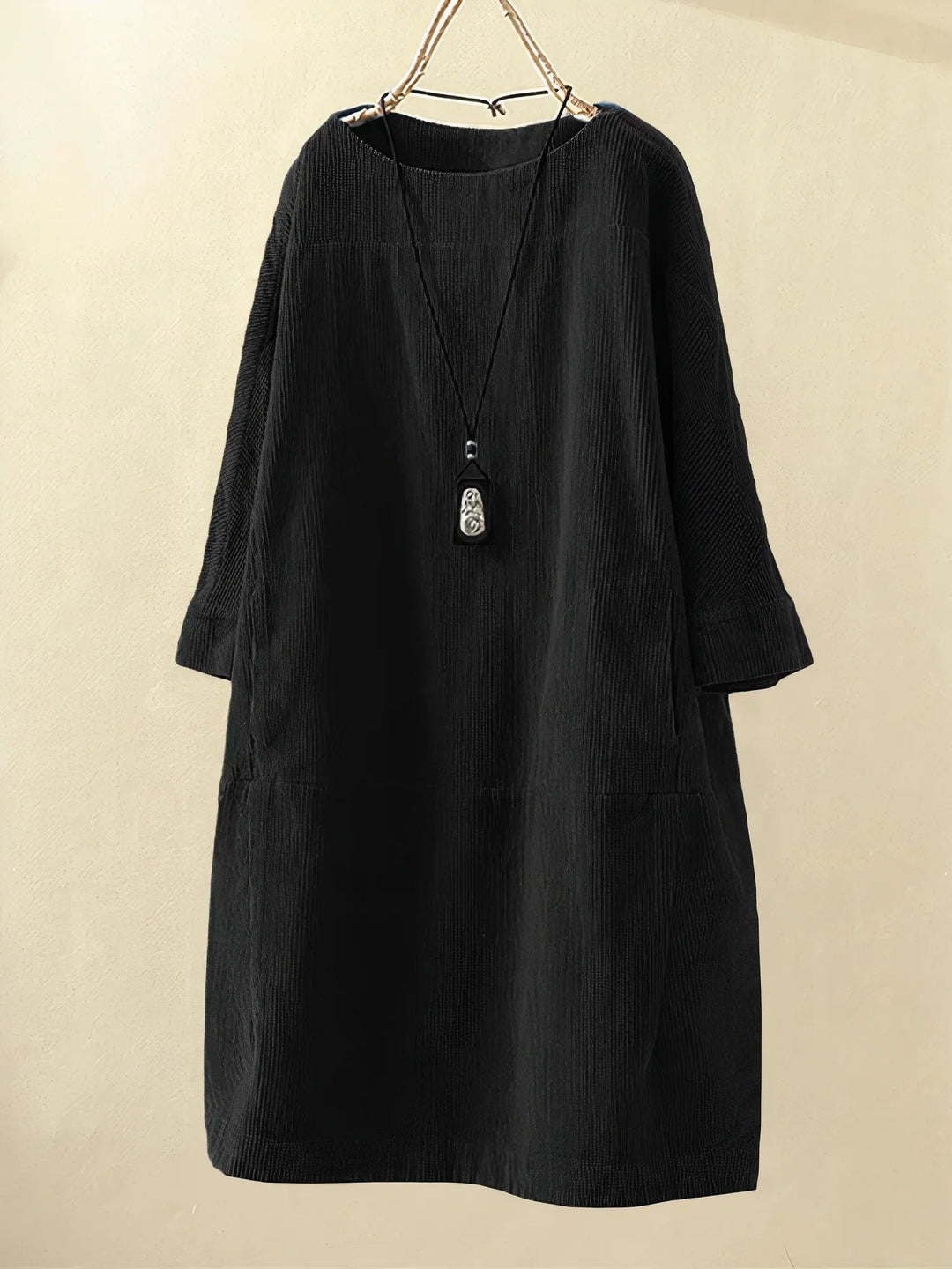 Elegantes langes Damen Herbstkleid