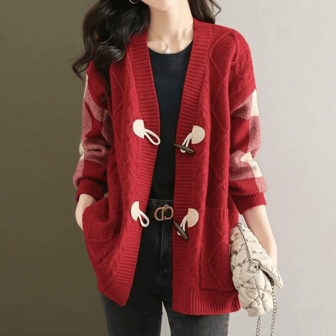 Blaire Eleganter Damen Cardigan mit Taschen