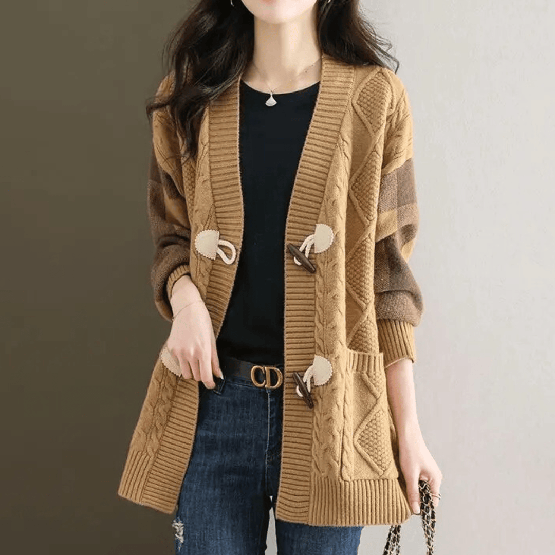 Blaire Eleganter Damen Cardigan mit Taschen