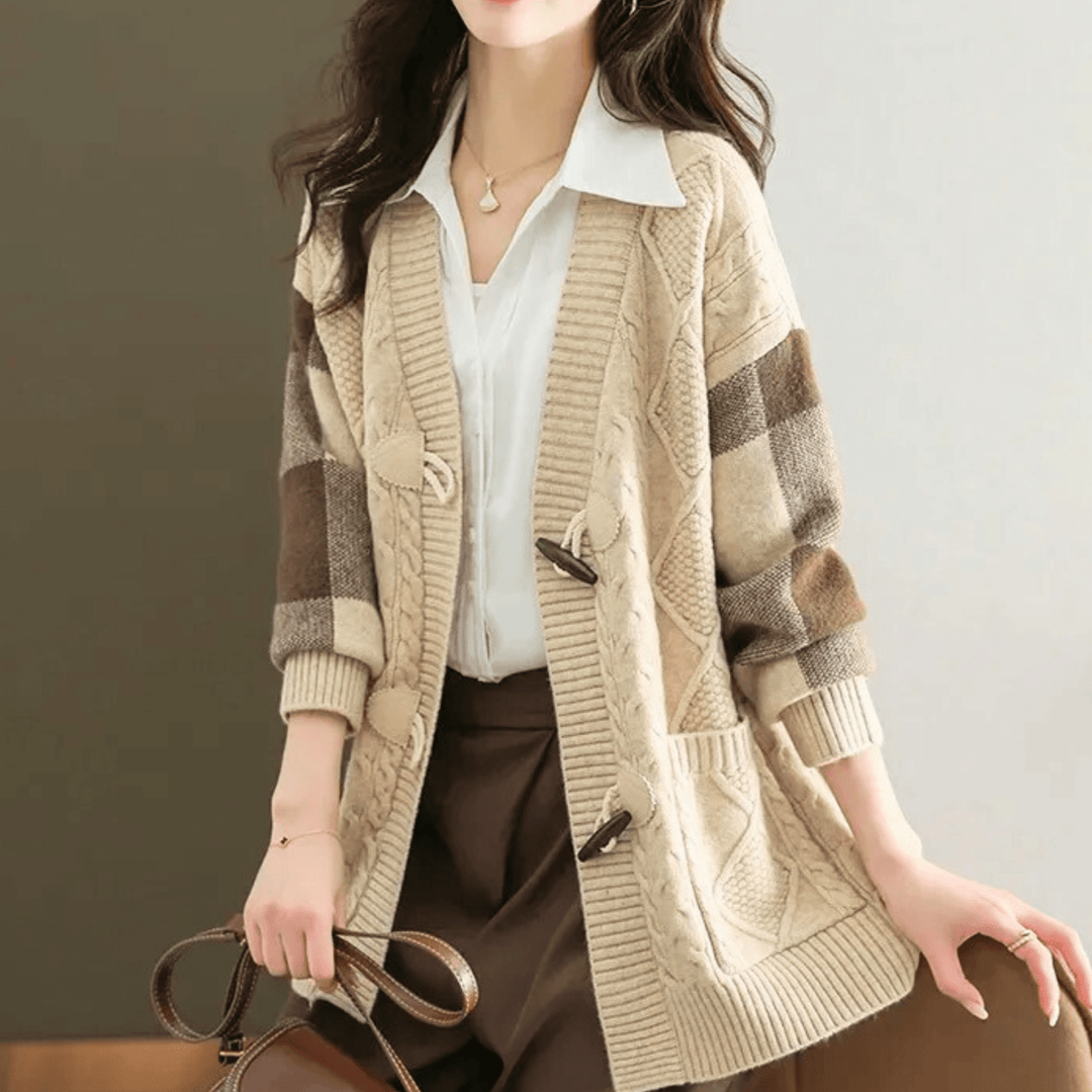 Blaire Eleganter Damen Cardigan mit Taschen