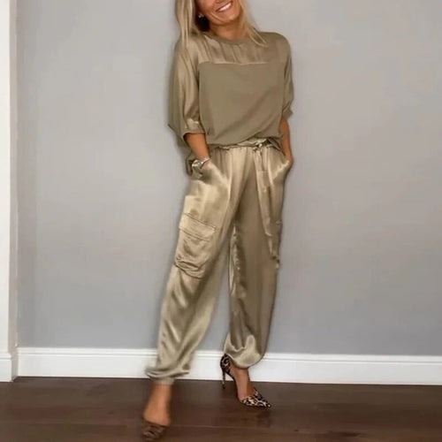 Stylisches Bequemes Damen Zweiteiler-Set