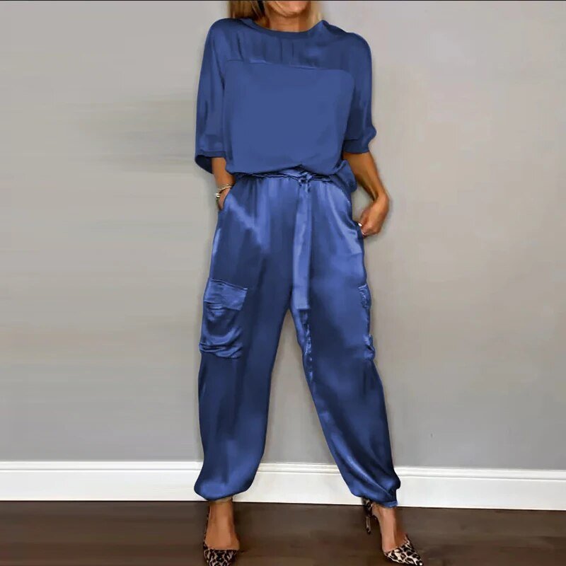 Stylisches Bequemes Damen Zweiteiler-Set