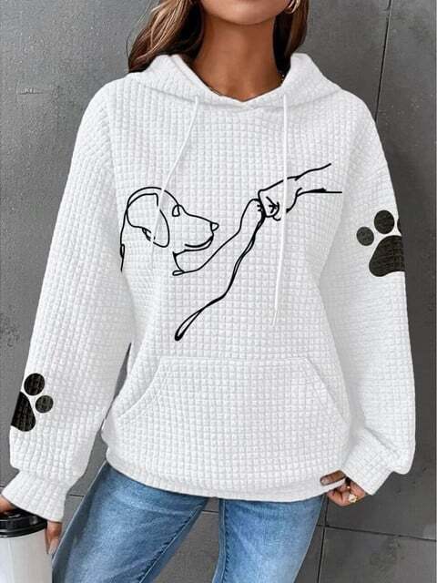 Lina Bequemer Damen Hoodie