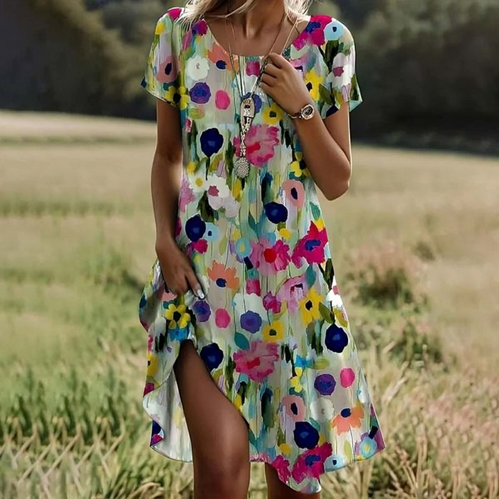 Caro Zeitloses Damen Vintage-Kleid