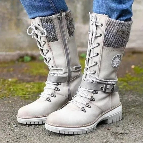 Wasserdichte Warme Damen Winterstiefel