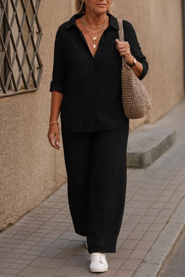 Lässiges Damen Zweiteiler-Set