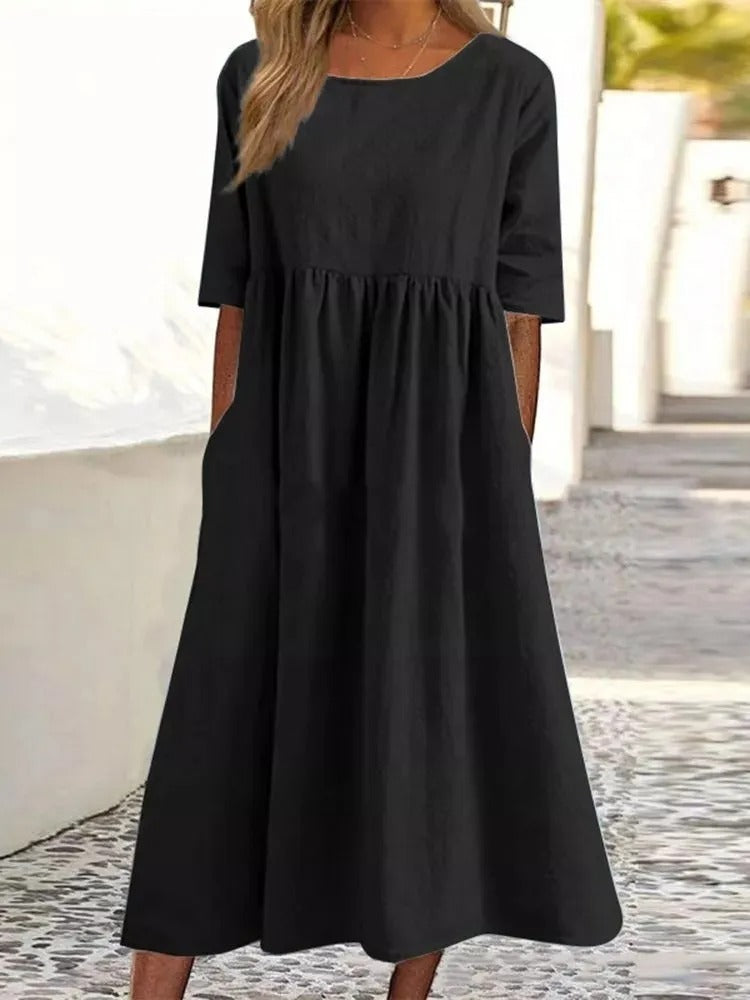 Elegantes Midi-Kleid Damen