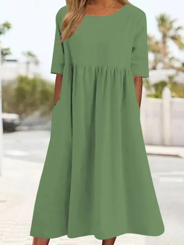 Elegantes Midi-Kleid Damen