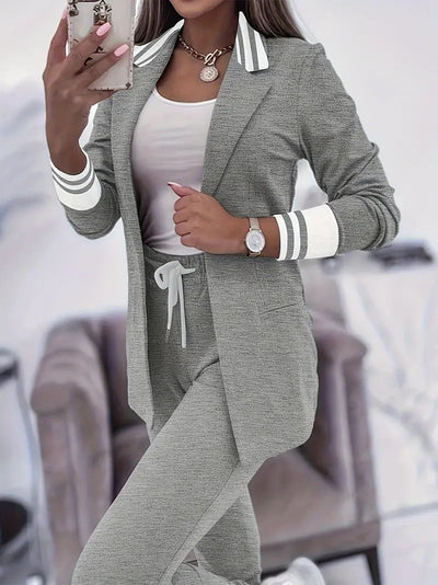 Vivi - Super Schönes Damen 2-teiliges Blazer Set