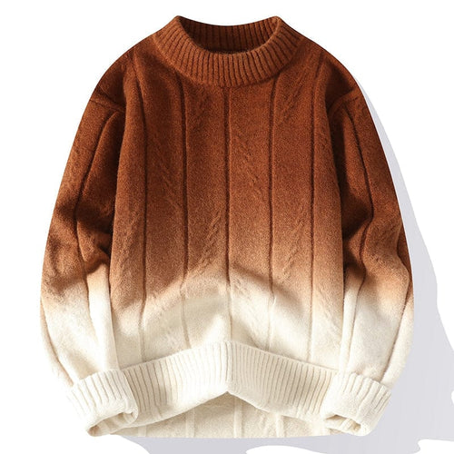 Weicher Herren Ombre-Pullover