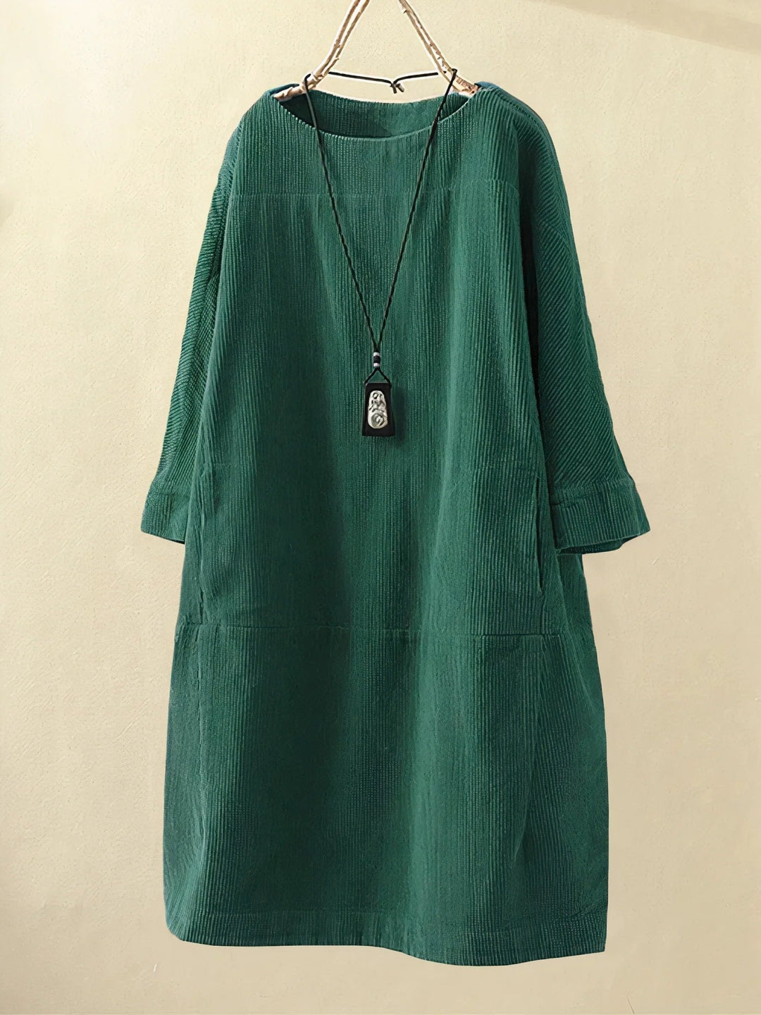 Elegantes langes Damen Herbstkleid
